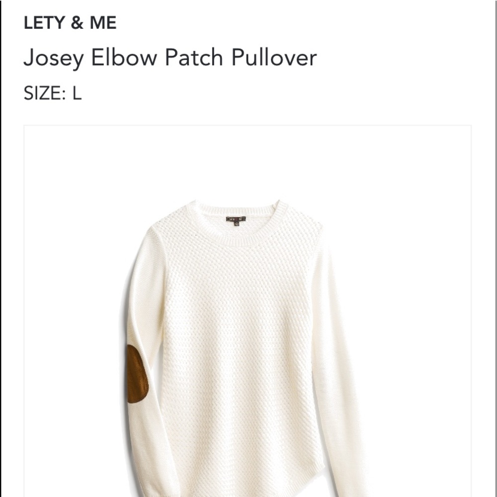 NWT white sweater